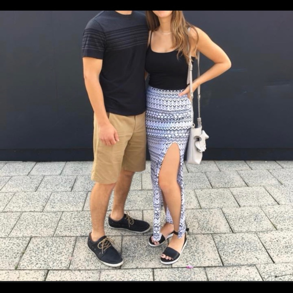 American Eagle Maxi Slit Skirt